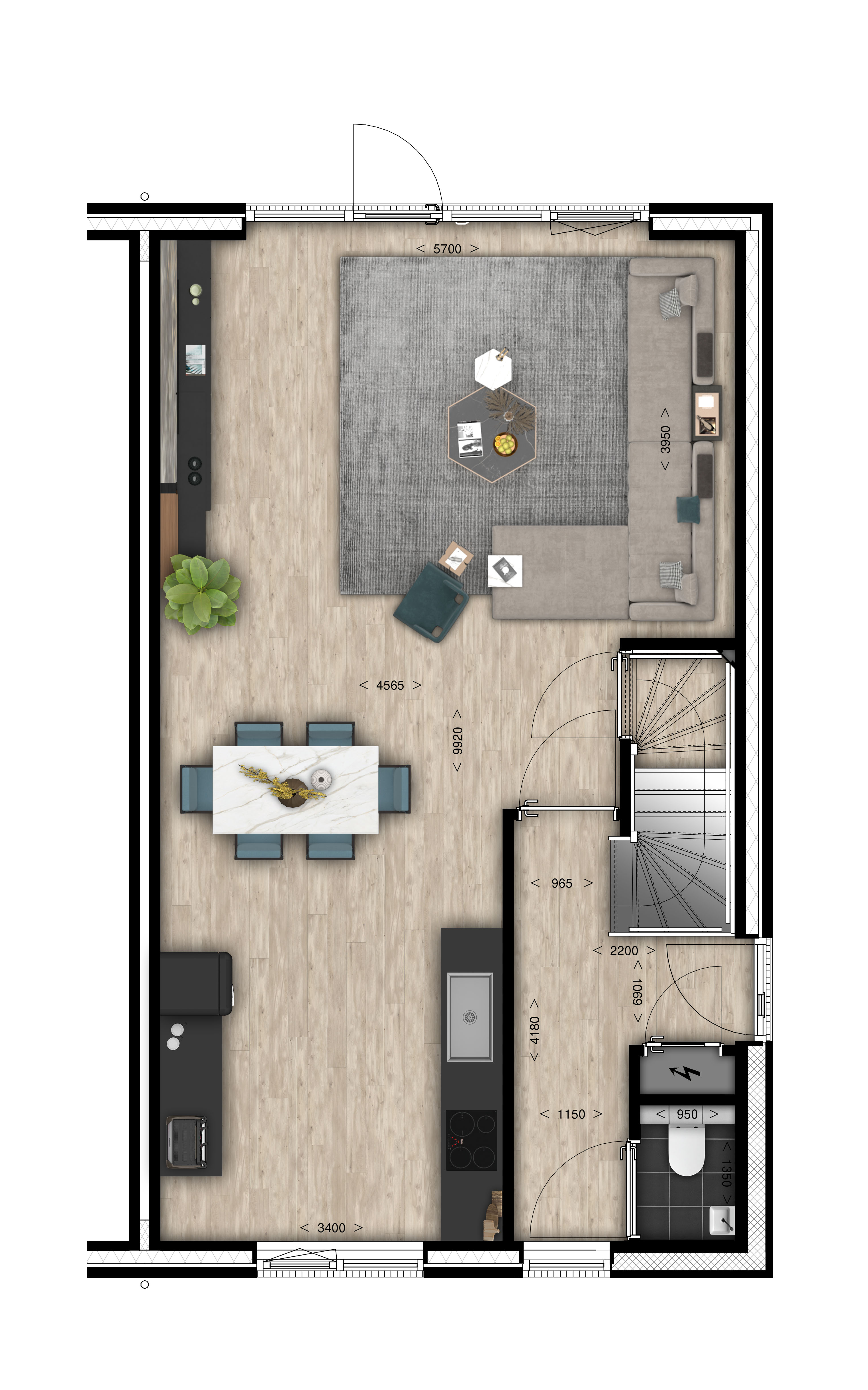Plattegrond woning